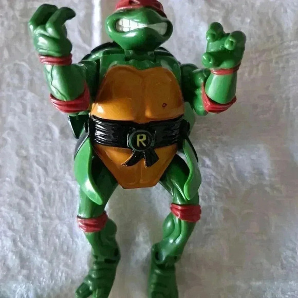 TEENAGE MUTANT NINJA TURTLES RAPHAEL VINTAGE COLLECTIBLE 1992 PLAYMATES - Picture 6 of 7